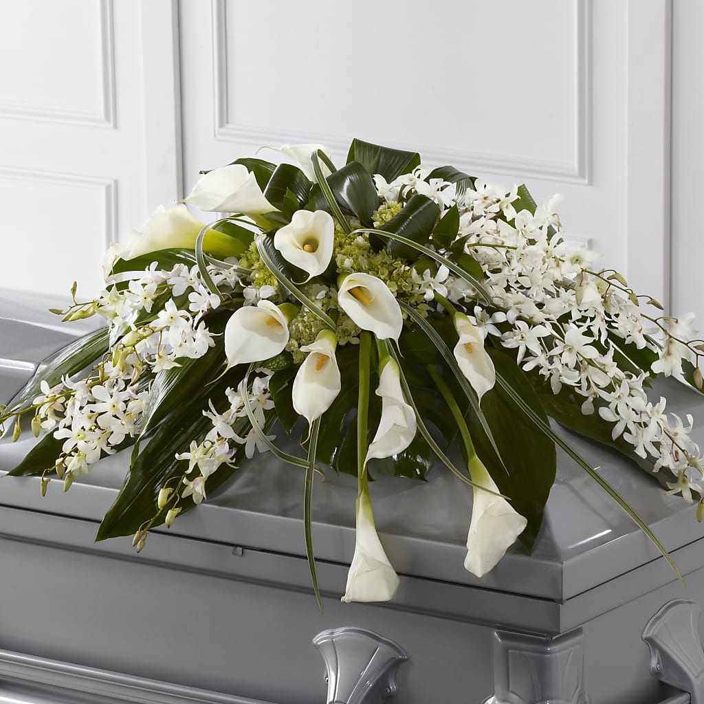 Angel Wings Casket Spray –  United Family Flower And Gifts, Brooklyn NY