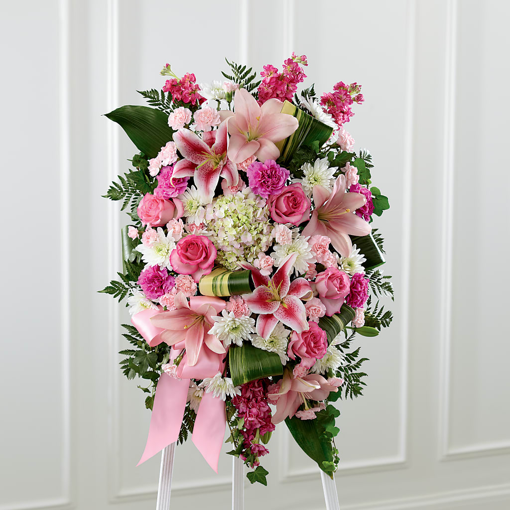 Comforting Standing Spray –  United Family Flower And Gifts, Brooklyn NY