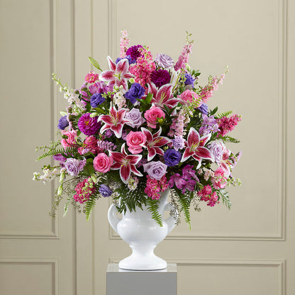 Peaceful Tribute Arrangement –  United Family Flower And Gifts, Brooklyn NY