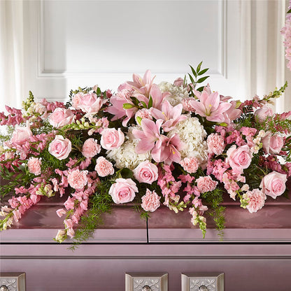 Life & Remembrance Casket Spray –  United Family Flower And Gifts, Brooklyn NY