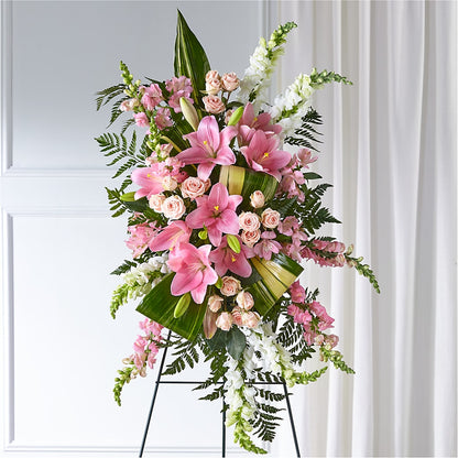 Elegant Embrace Standing Spray –  United Family Flower And Gifts, Brooklyn NY