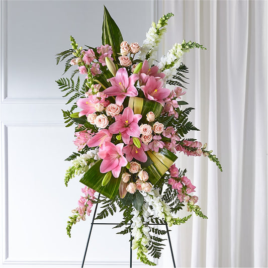 Elegant Embrace Standing Spray –  United Family Flower And Gifts, Brooklyn NY