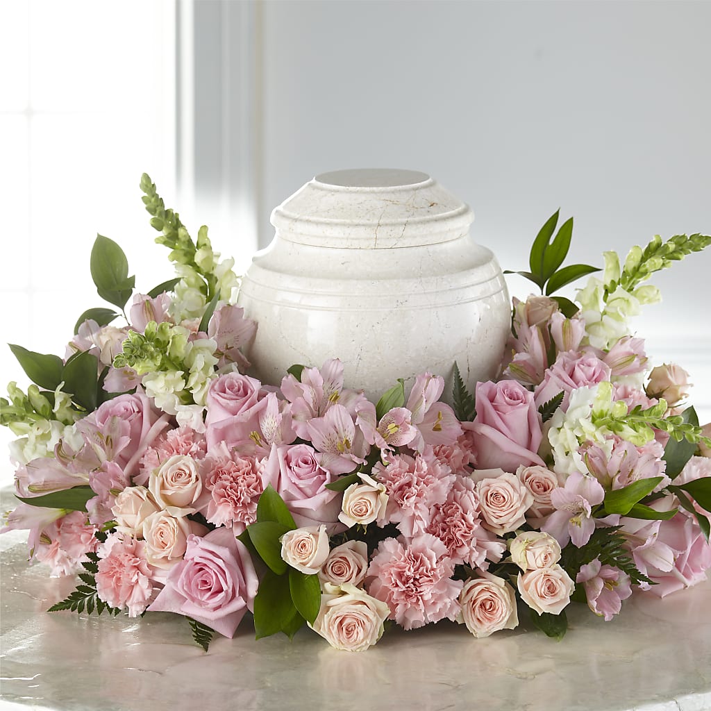 Blooms of Hope Cremation Adornment –  United Family Flower And Gifts, Brooklyn NY