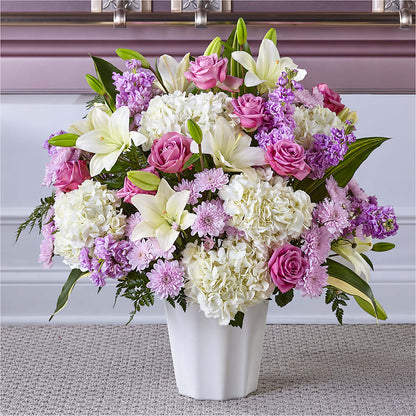 Heaven Sent Floor Basket –  United Family Flower And Gifts, Brooklyn NY