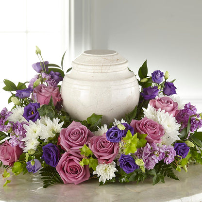 Blooming Sympathy Cremation Adornment –  United Family Flower And Gifts, Brooklyn NY