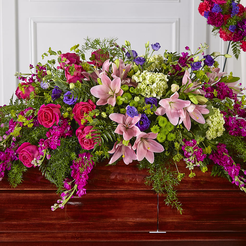 Radiant Tribute Casket Spray –  United Family Flower And Gifts, Brooklyn NY