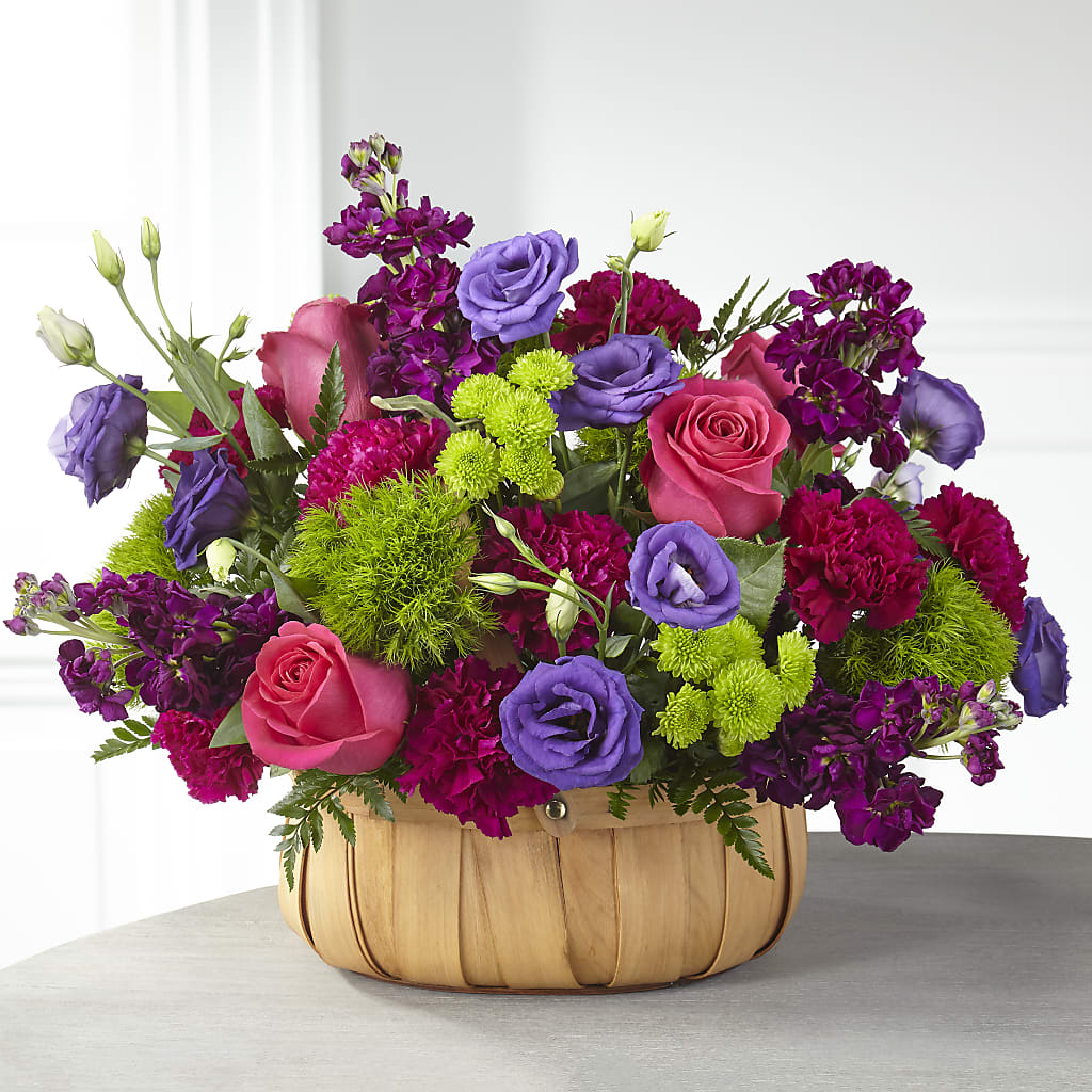Serene Sanctuary Basket –  United Family Flower And Gifts, Brooklyn NY