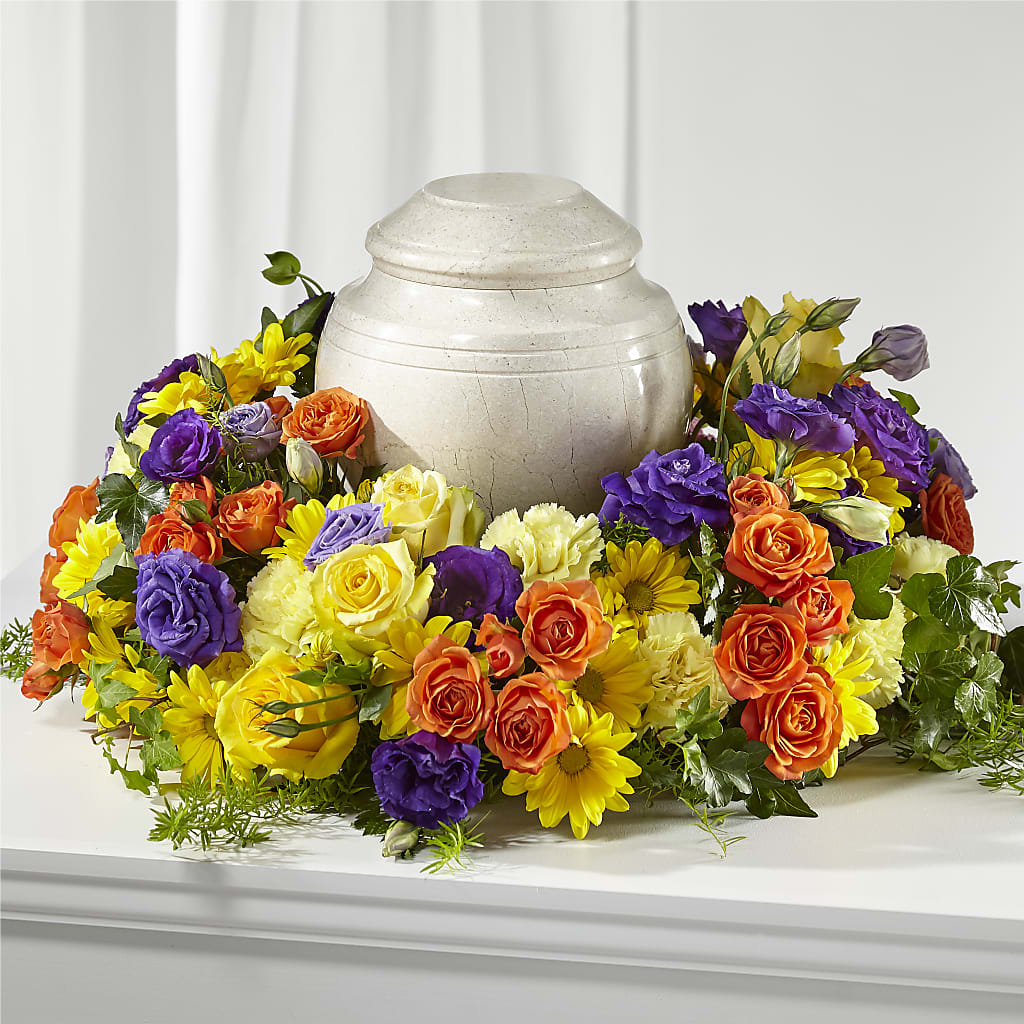 Blossoms of Remembrance Cremation Adornment –  United Family Flower And Gifts, Brooklyn NY