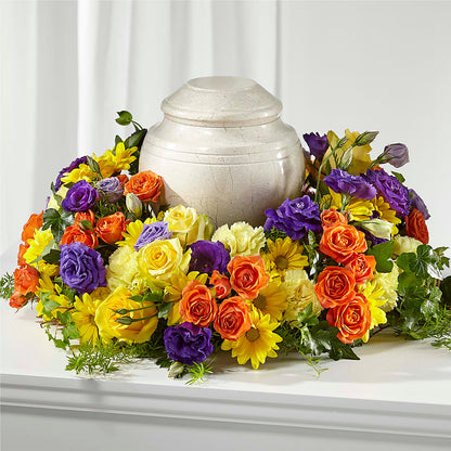 Blossoms of Remembrance Cremation Adornment –  United Family Flower And Gifts, Brooklyn NY