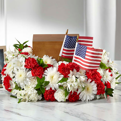 Spirit of Patriotism Cremation Adornment –  United Family Flower And Gifts, Brooklyn NY