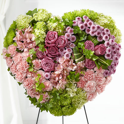Heartwarming Standing Heart –  United Family Flower And Gifts, Brooklyn NY