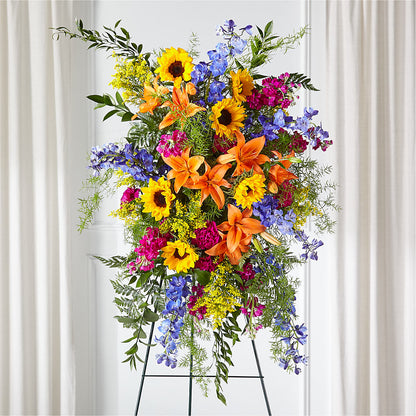 Sunlit Memories Standing Spray (Standard) –  United Family Flower And Gifts, Brooklyn NY