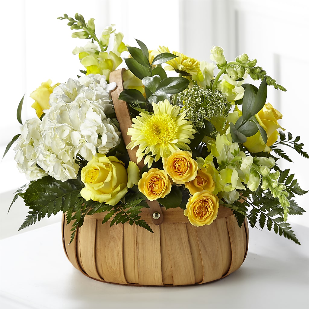 Rustic Remembrance Basket –  United Family Flower And Gifts, Brooklyn NY