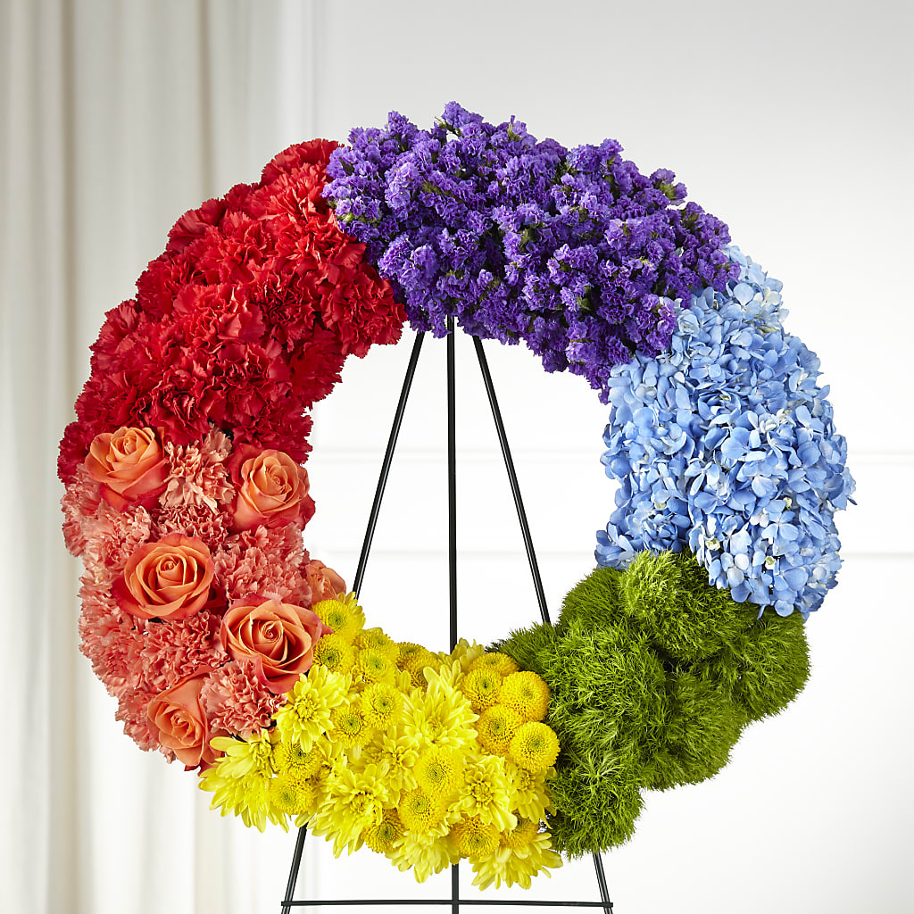 Circle of Love Wreath –  United Family Flower And Gifts, Brooklyn NY