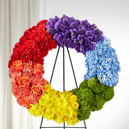 Circle of Love Wreath –  United Family Flower And Gifts, Brooklyn NY