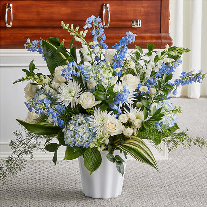 Everlasting Memories Floor Basket –  United Family Flower And Gifts, Brooklyn NY