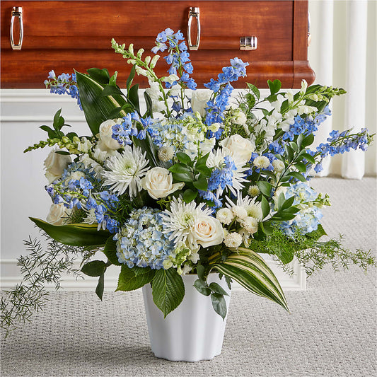 Everlasting Memories Floor Basket –  United Family Flower And Gifts, Brooklyn NY