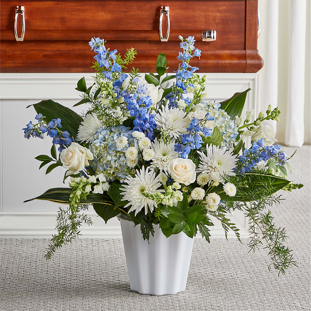 Everlasting Memories Floor Basket –  United Family Flower And Gifts, Brooklyn NY