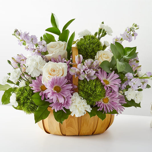 Peace & Love Basket –  United Family Flower And Gifts, Brooklyn NY