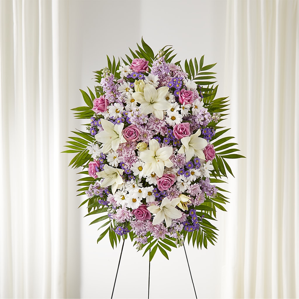 Surrounded by Love Standing Spray –  United Family Flower And Gifts, Brooklyn NY