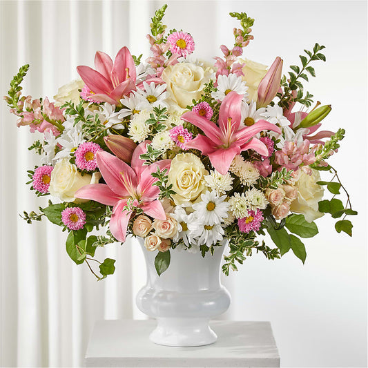 Empathetic Blooms Urn Arrangement –  United Family Flower And Gifts, Brooklyn NY