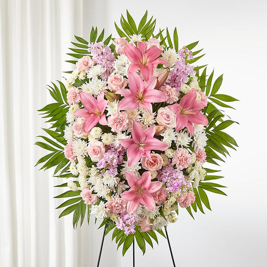 Offering Solace Standing Spray –  United Family Flower And Gifts, Brooklyn NY