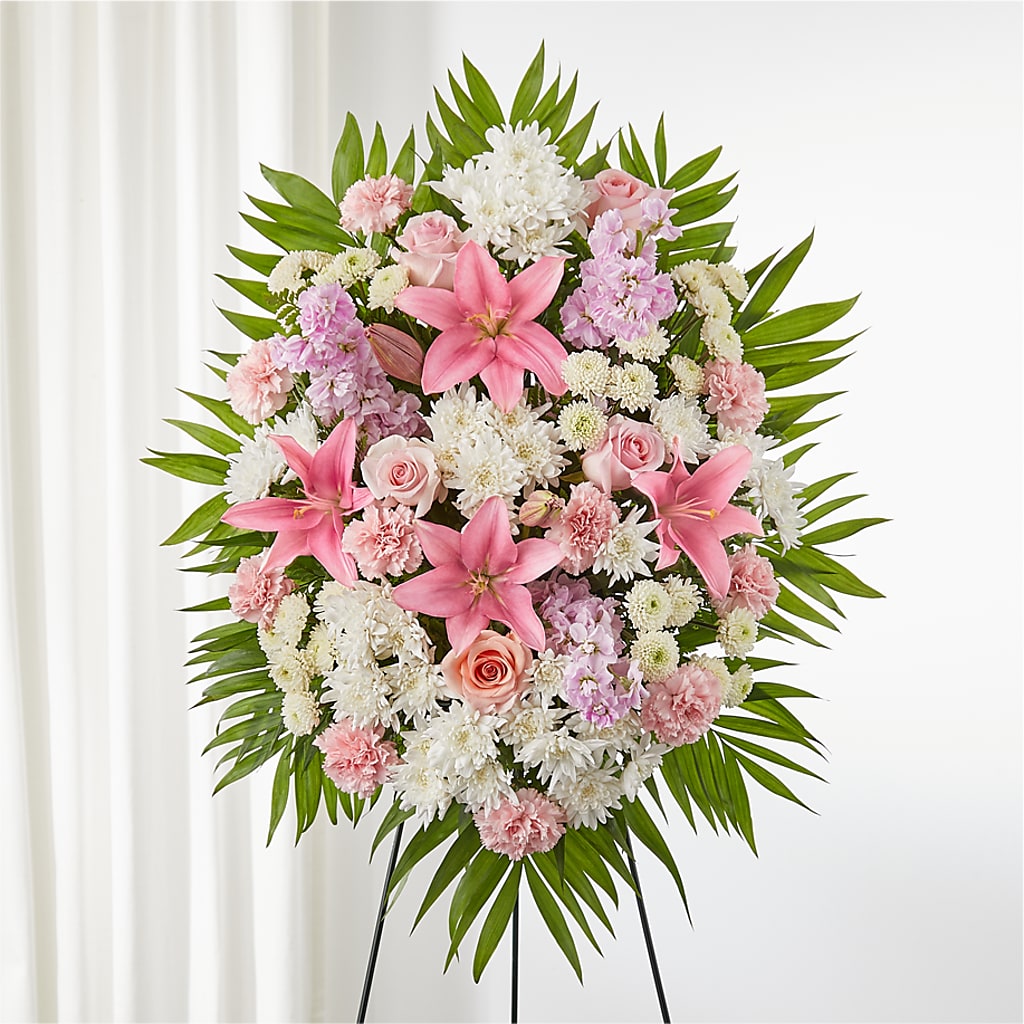 Offering Solace Standing Spray –  United Family Flower And Gifts, Brooklyn NY