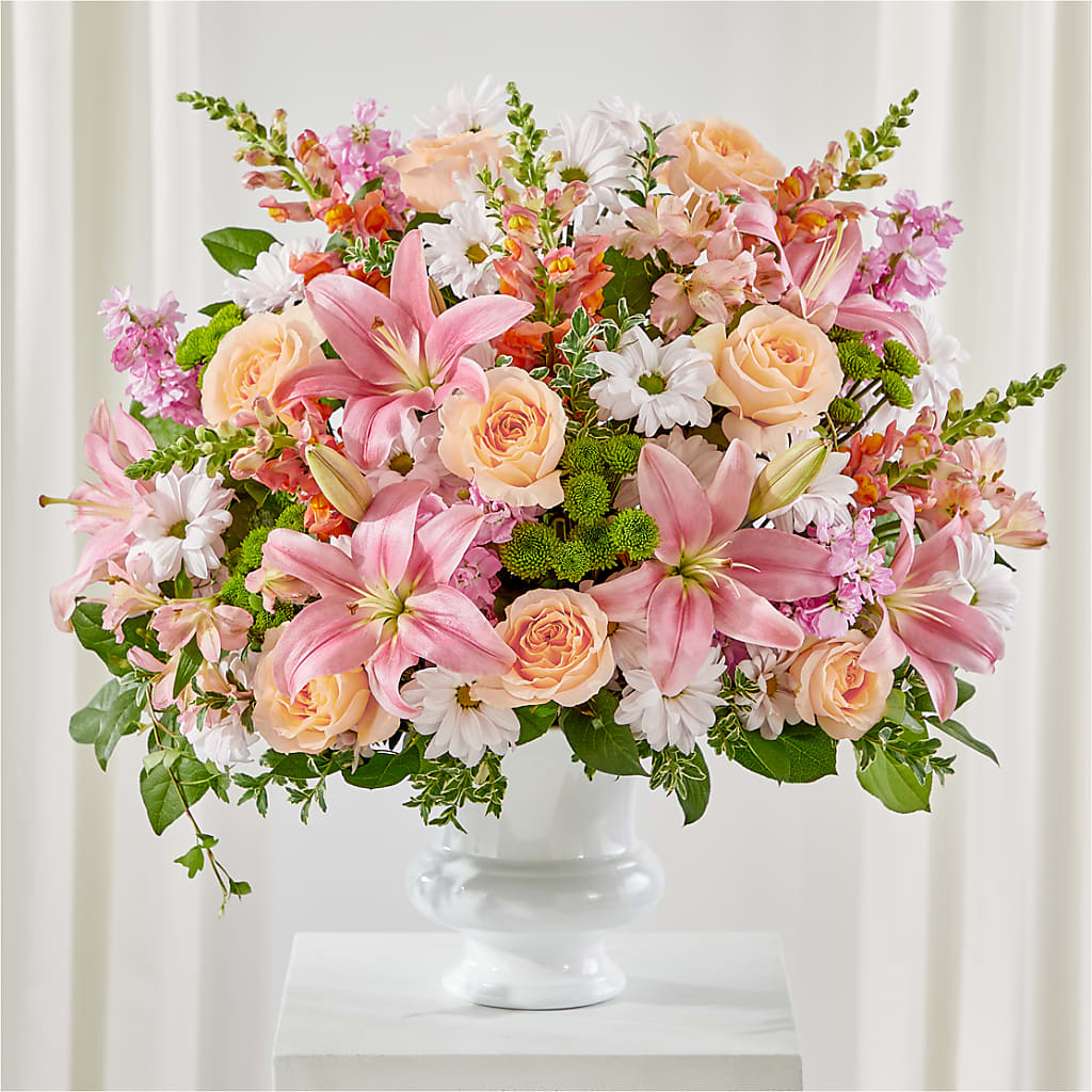 Heartfelt Gesture Urn Arrangement –  United Family Flower And Gifts, Brooklyn NY