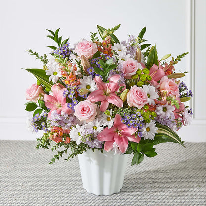 Abundant Compassion Floor Basket –  United Family Flower And Gifts, Brooklyn NY
