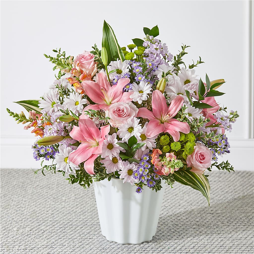 Abundant Compassion Floor Basket –  United Family Flower And Gifts, Brooklyn NY