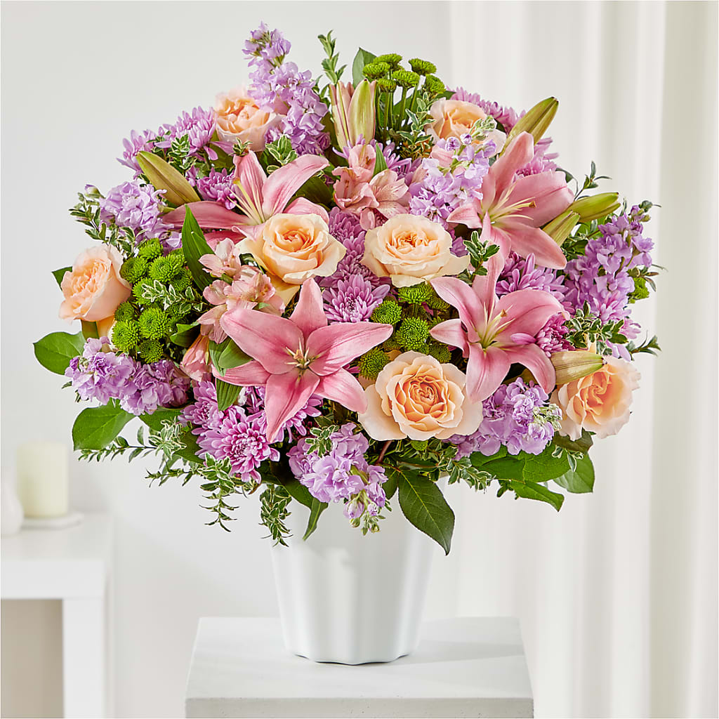 Supportive Embrace Tabletop Basket –  United Family Flower And Gifts, Brooklyn NY