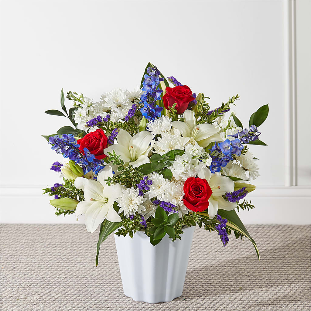 Consoled Floor Basket –  United Family Flower And Gifts, Brooklyn NY