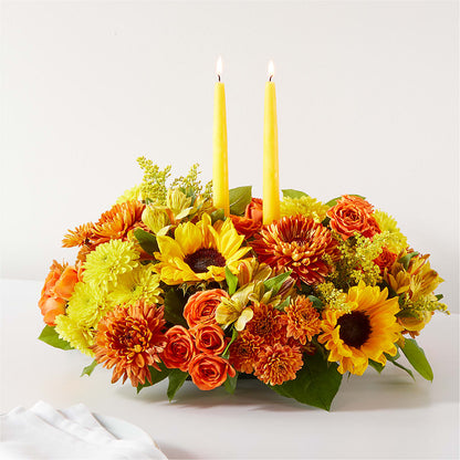 Autumn Harmony Centerpiece –  United Family Flower And Gifts, Brooklyn NY