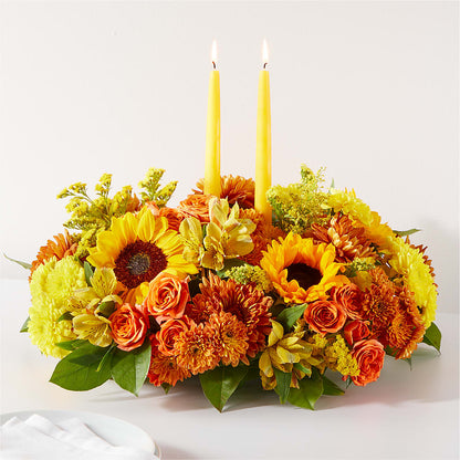 Autumn Harmony Centerpiece –  United Family Flower And Gifts, Brooklyn NY