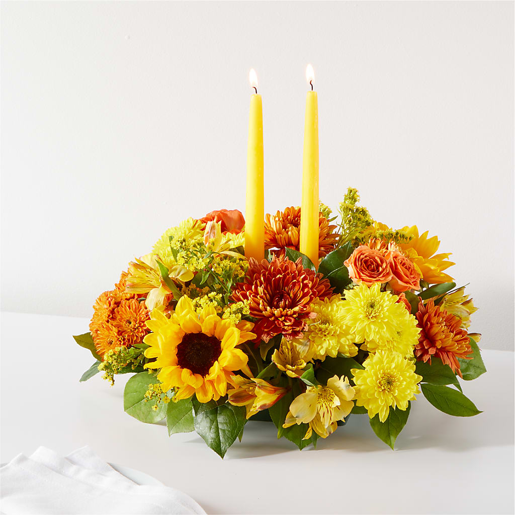 Autumn Harmony Centerpiece –  United Family Flower And Gifts, Brooklyn NY