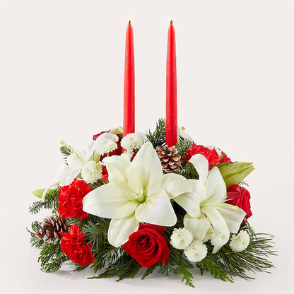 Seasonal Festivities Centerpiece –  United Family Flower And Gifts, Brooklyn NY