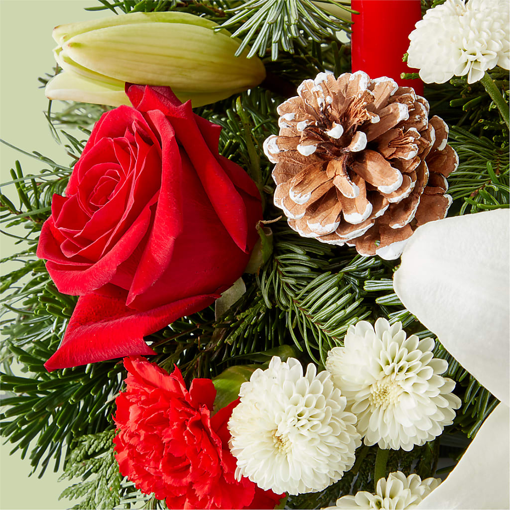 Seasonal Festivities Centerpiece –  United Family Flower And Gifts, Brooklyn NY