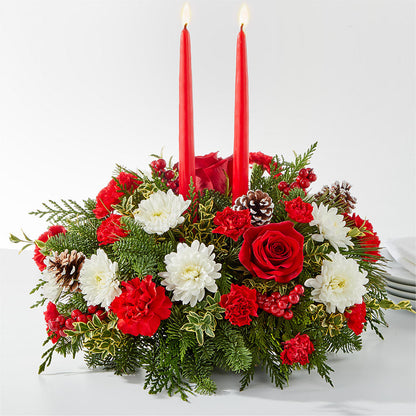 Holiday Soiree Centerpiece –  United Family Flower And Gifts, Brooklyn NY