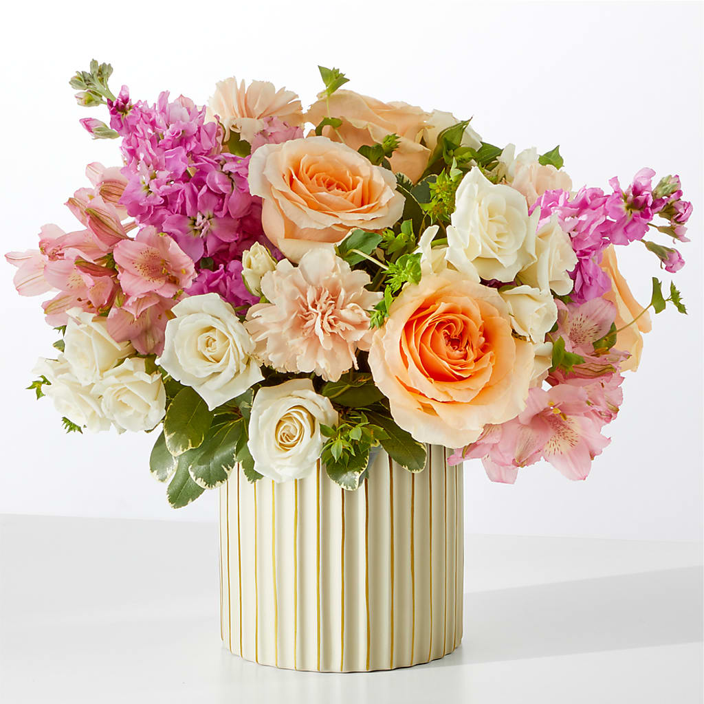 Paradise Bouquet with Ivory Vase –  United Family Flower And Gifts, Brooklyn NY