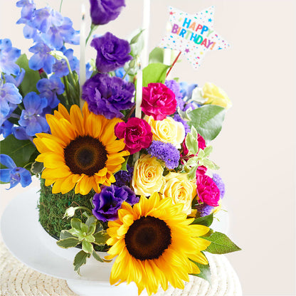 Star of the Day Floral Cake –  United Family Flower And Gifts, Brooklyn NY