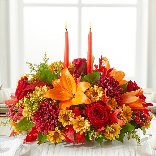 Autumn's Embrace Centerpiece –  United Family Flower And Gifts, Brooklyn NY