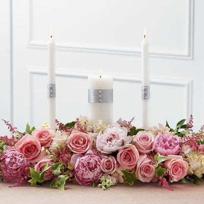 Worldwide Romance Unity Candle Arrangement –  United Family Flower And Gifts, Brooklyn NY