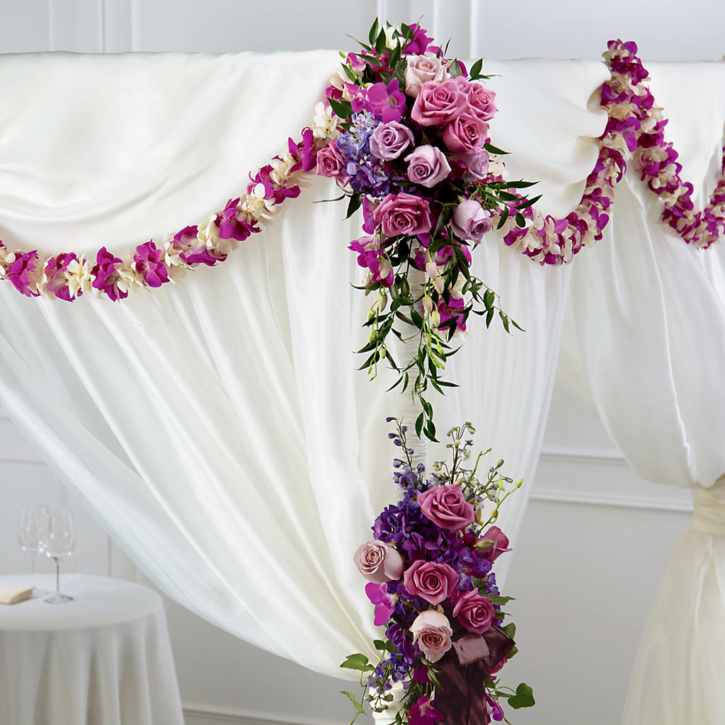 Color & Light Chuppah Decor –  United Family Flower And Gifts, Brooklyn NY