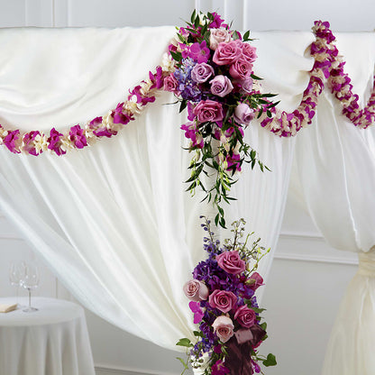 Color & Light Chuppah Decor –  United Family Flower And Gifts, Brooklyn NY