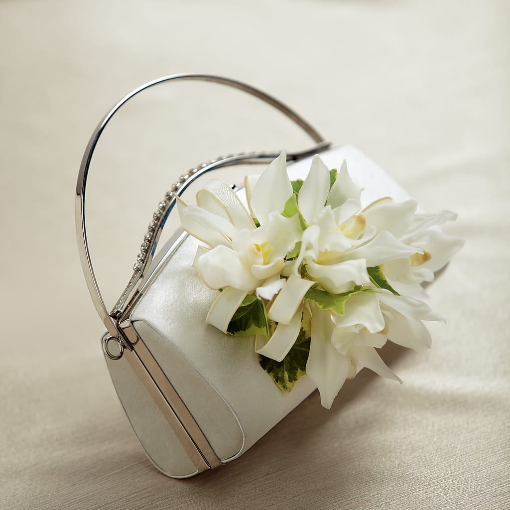 White Purse Decor –  United Family Flower And Gifts, Brooklyn NY