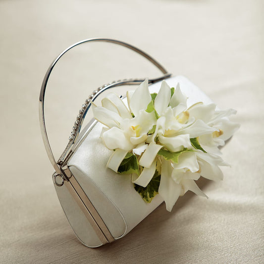 White Purse Decor –  United Family Flower And Gifts, Brooklyn NY