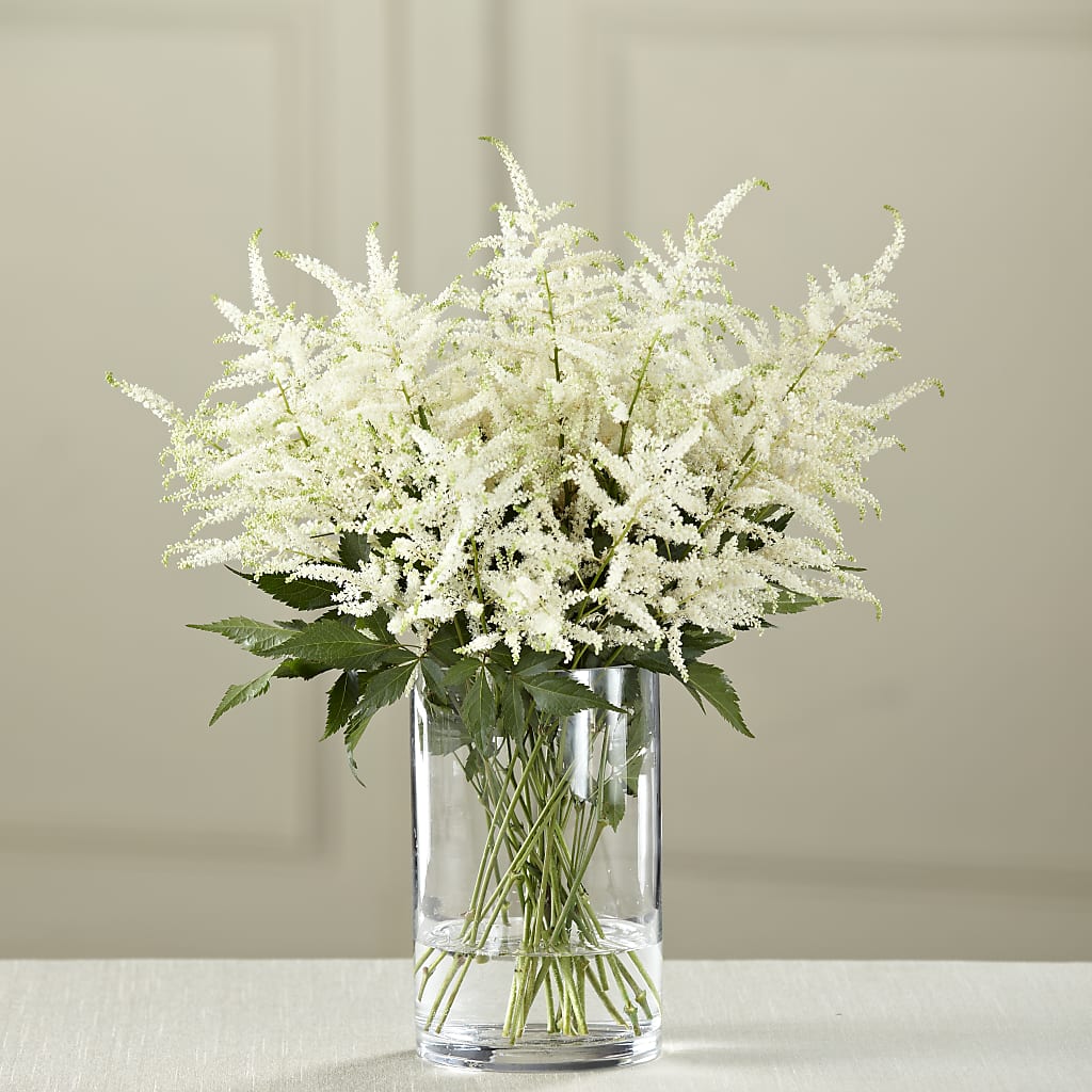 White Astilbe Bouquet –  United Family Flower And Gifts, Brooklyn NY